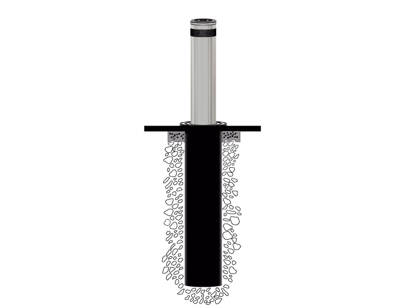 Retractable Bollard Section